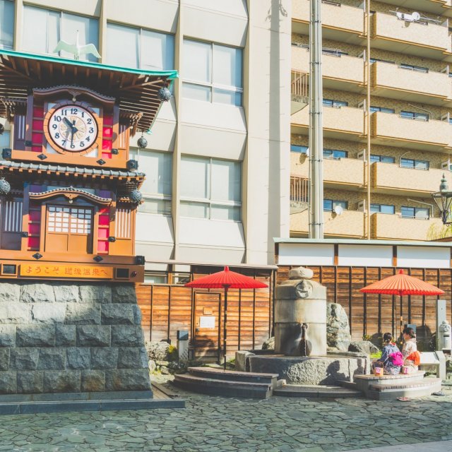 放生園／からくり時計